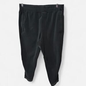 Lululemon Sojourn Jogger Black Warpstreme Tapered Athletic Joggers - Size L